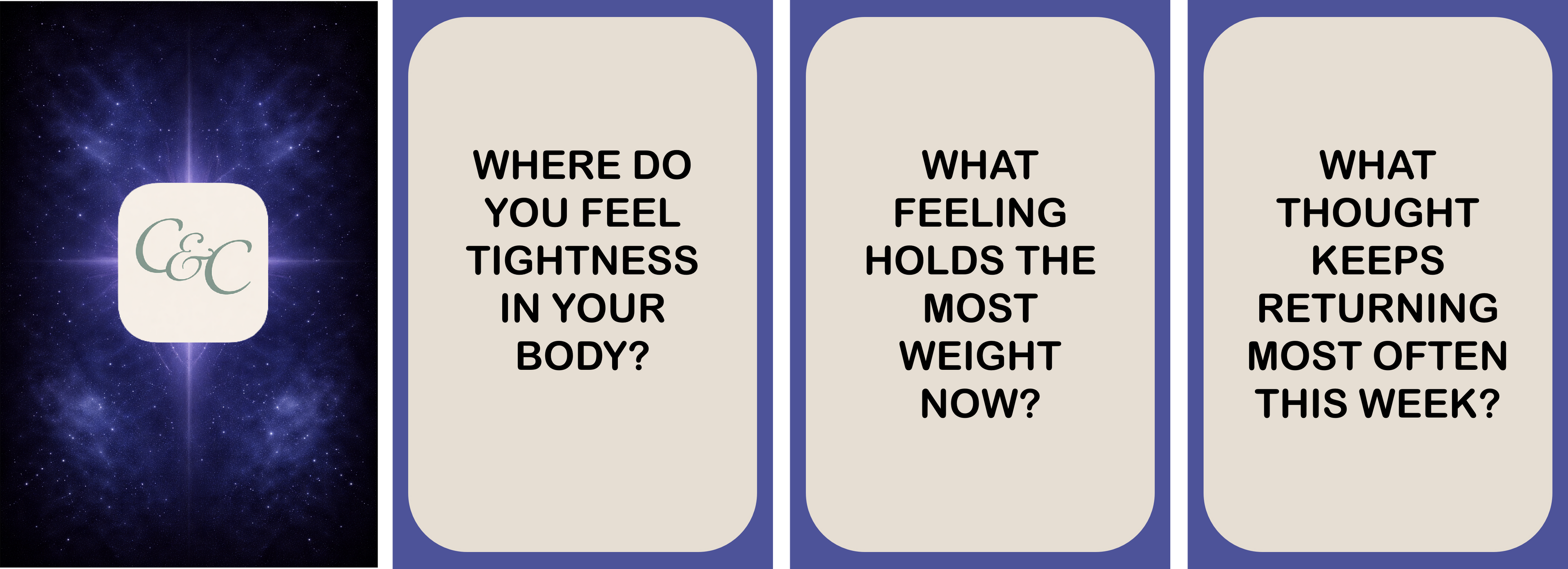 Clarity & Calm Guided Reflection Cards